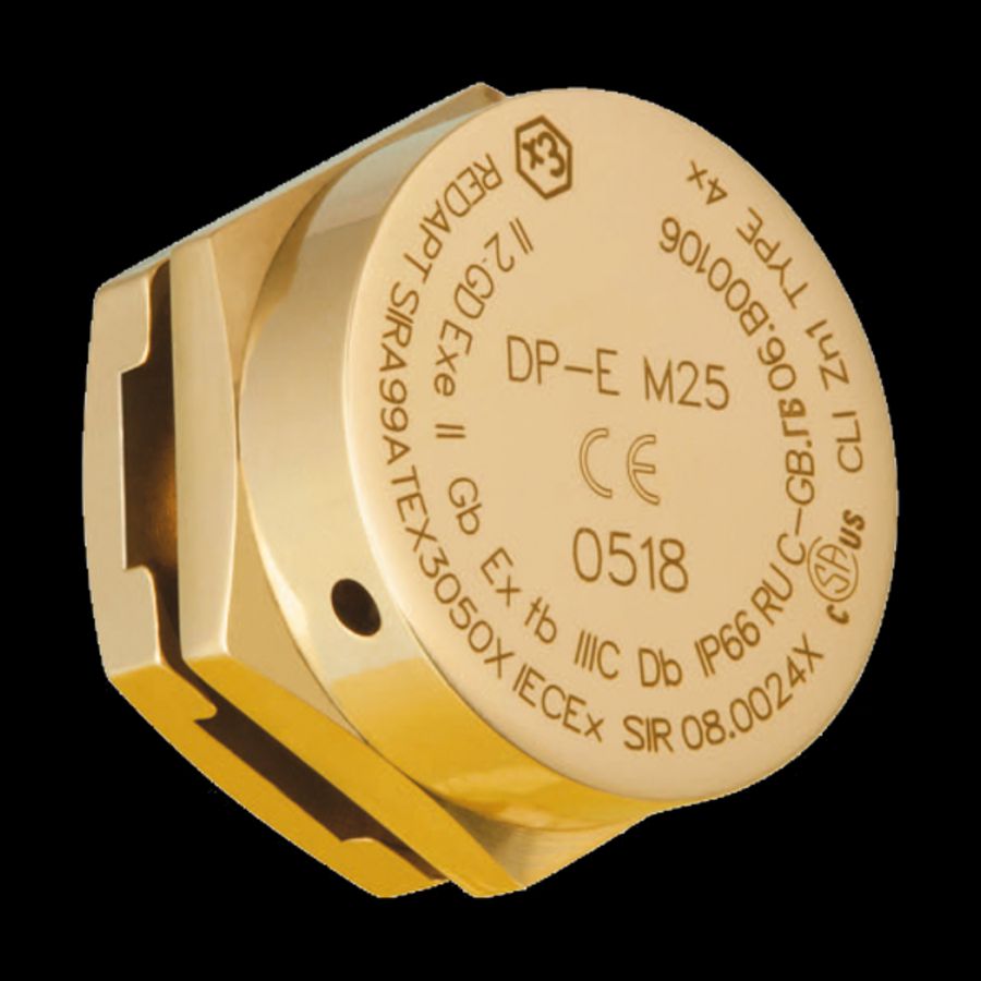 Ontluchtingsventiel messing 10mm M20 ATEX