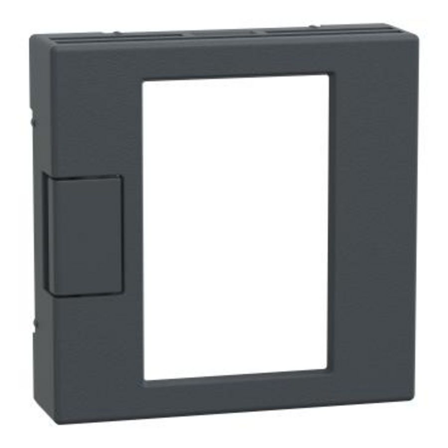 Centraalplaat tbv Touch display-Antraciet-Systeem D