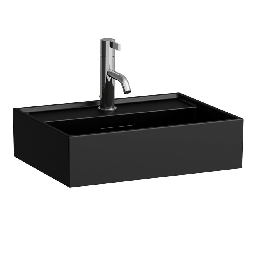 Wall-hung Washbasin 450x340x120mm Black Matt H8153307161041