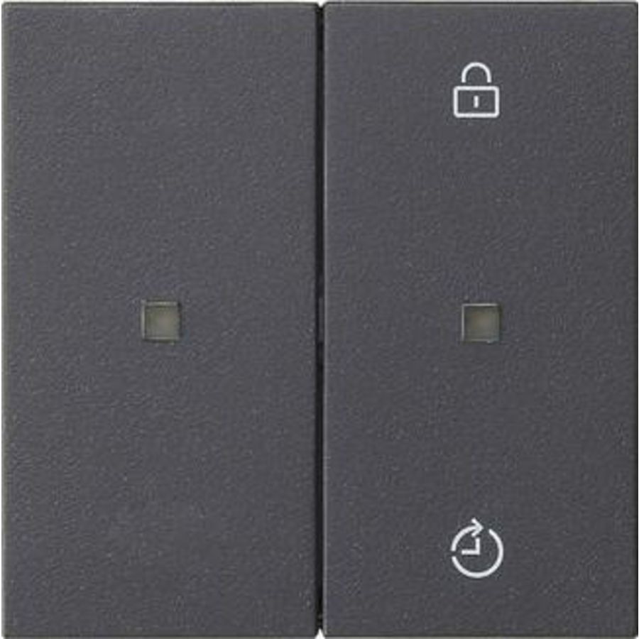 Gira eNet draadloos bedieningselement-opzetstuk Memory System 55 antraciet