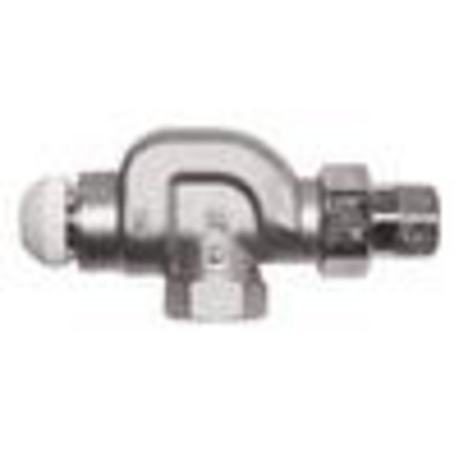 Thermostatische afsluiter TS E max. doorstroom haaks vk 1