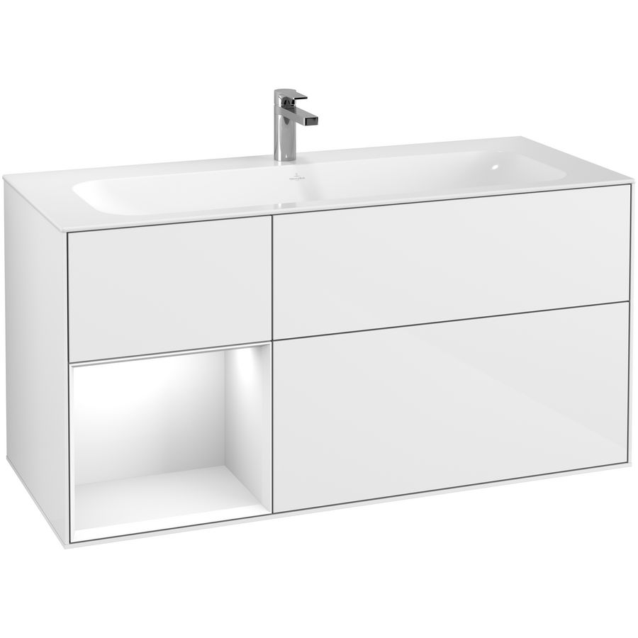 Wastafelonderkast Finion 1196x591x498mm G.White.L F060GFGF