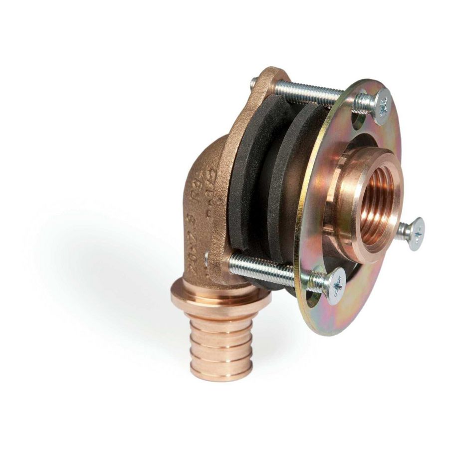 Muurplaat RAUTITAN RX schuif 20x1/2"bn.dr. hollewand VVE=10