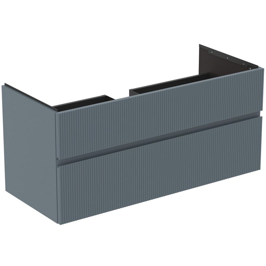 Wastafelmeubel 1200x505x550mm matt ashblue 2 laden Finesse E3394UQ