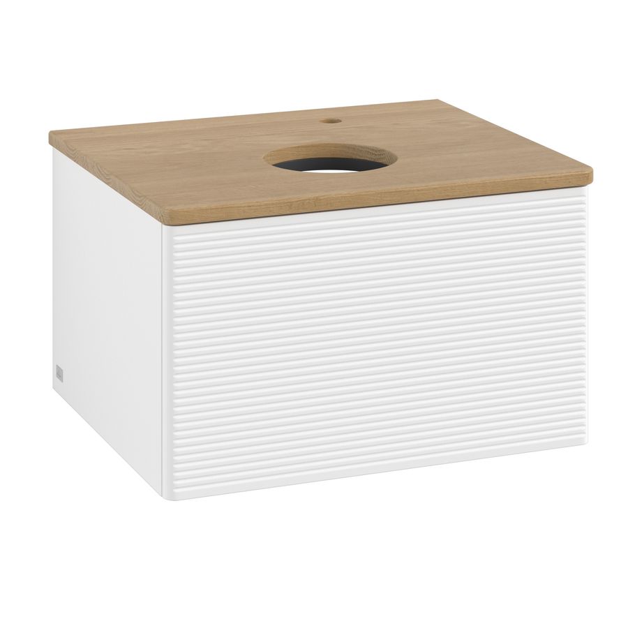 Wastafelonderkast Antao 600x360x500mm White Matt Lacquer K29151MT