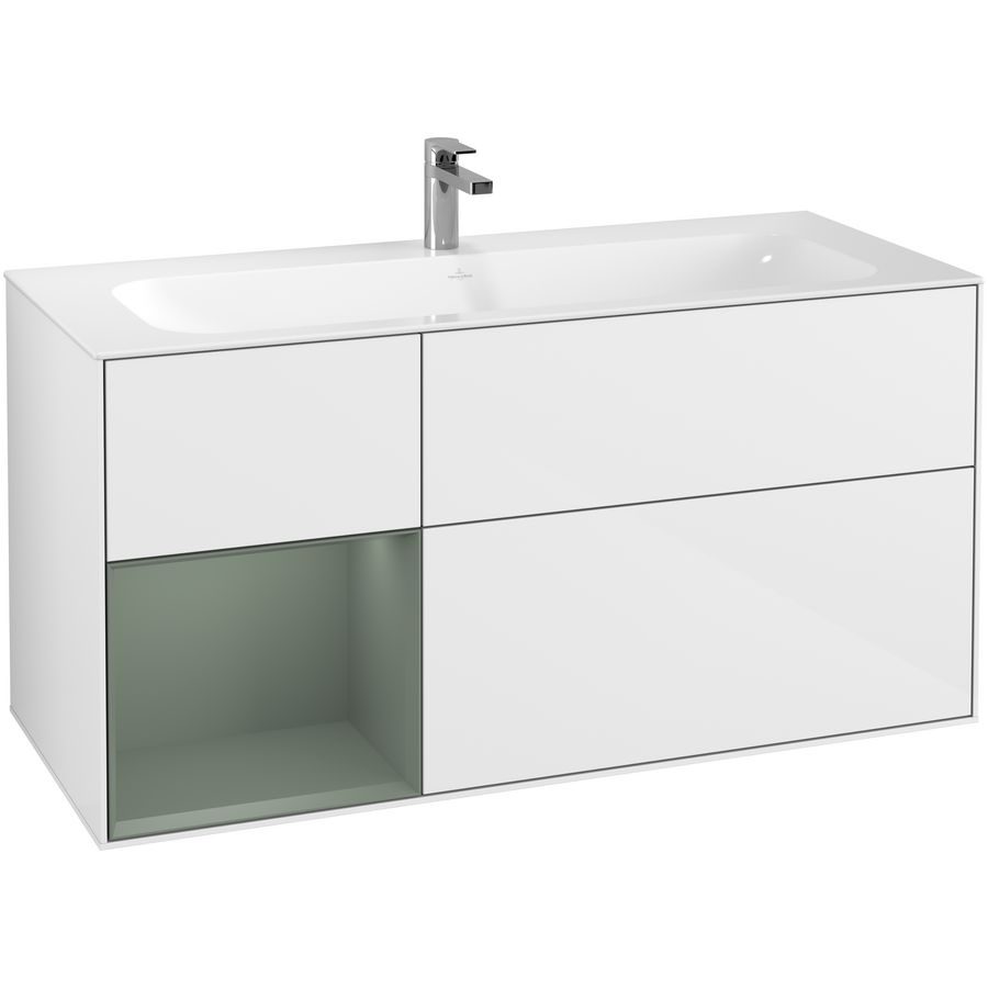 Wastafelonderkast Finion 1196x591x498mm G.White.L F060GMGF