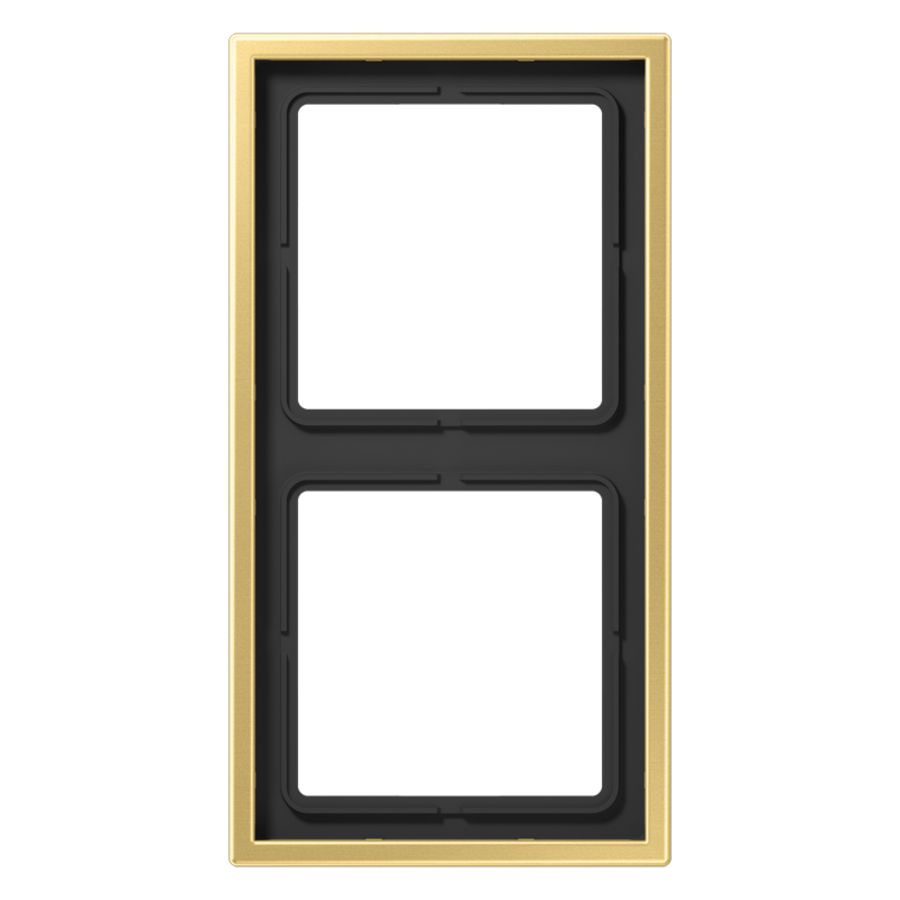 Afdekraam 2-voudig LS messing klassiek