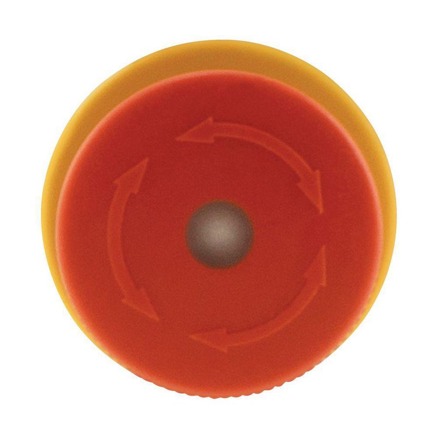 Nood-Uit rood 30mm 5mm draaiontgr. verlicht 22,5mm mont
