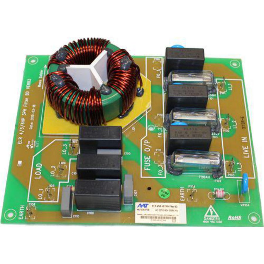 Filters EMI plat BWL-1S-10-16 400VAE