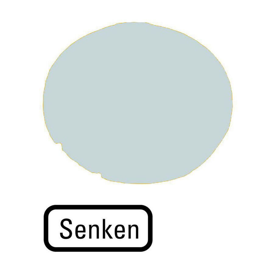 Lenzen vlak wit "senken"
