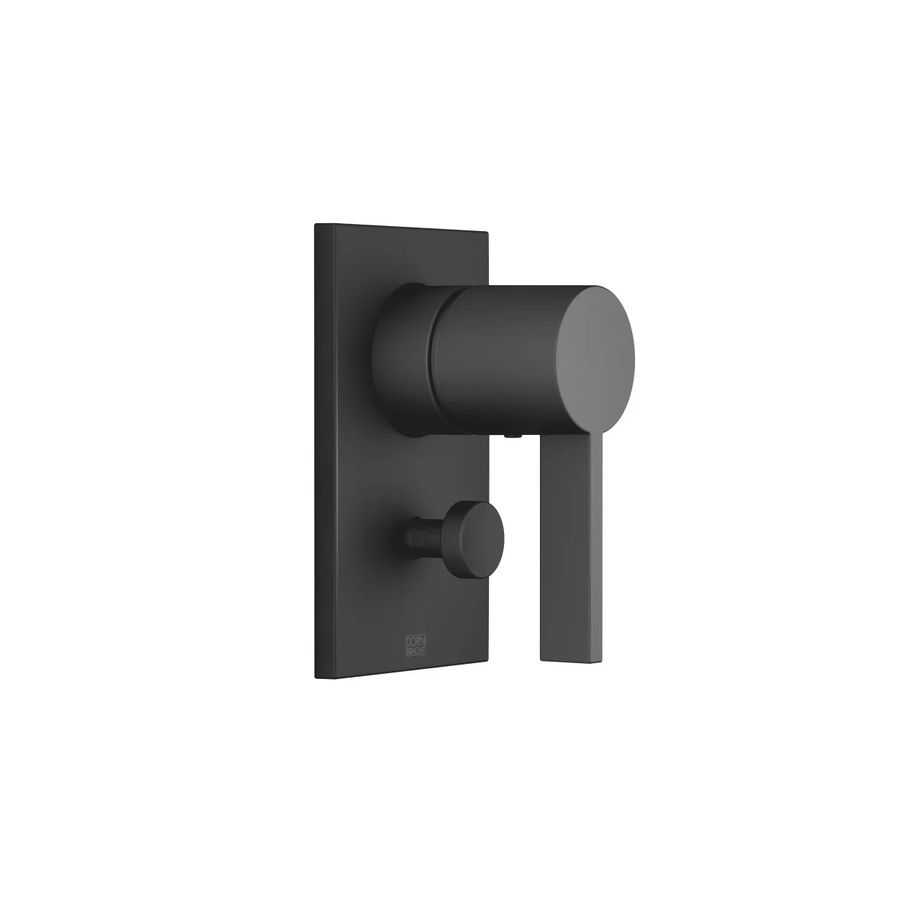 Eengreeps douchemengkraan v. inbouwmontage omst. Mat Zwart