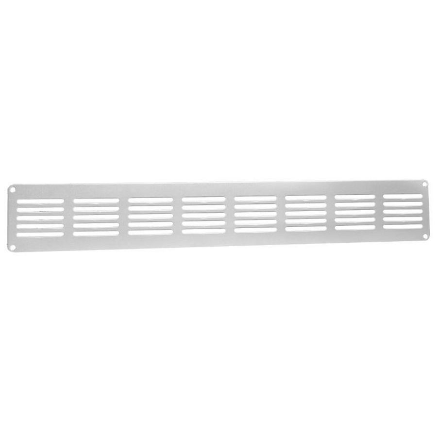 ALU vlak plintrooster 400x60mm F1 aluminium