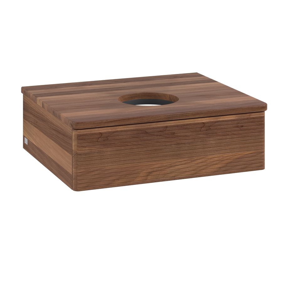 Wastafelonderkast Antao 600x190x500mm Warm Walnut K07112HM