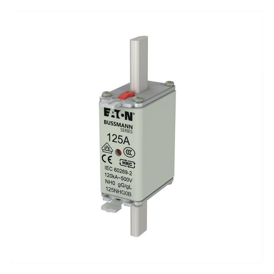 Zekering laagsp. 125A AC 500V NH0 gL/gG dubbele meld VVE=3