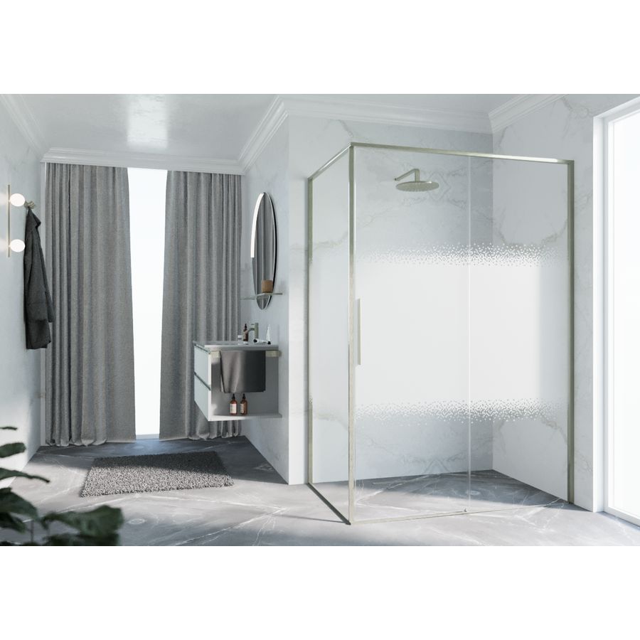 Riga 2p+f 107 re verst.107,5-109cm rose 1motief brushed inox