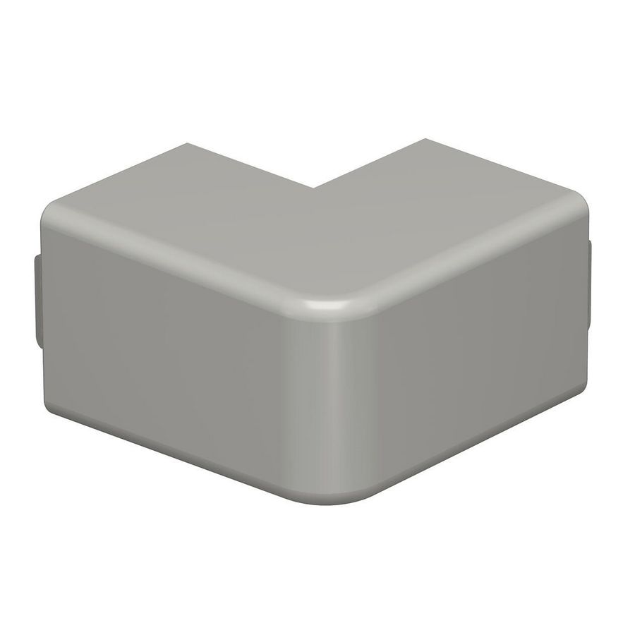 Buitenhoek 30x30mm polyvinylchlorid steengrijs VVE=4