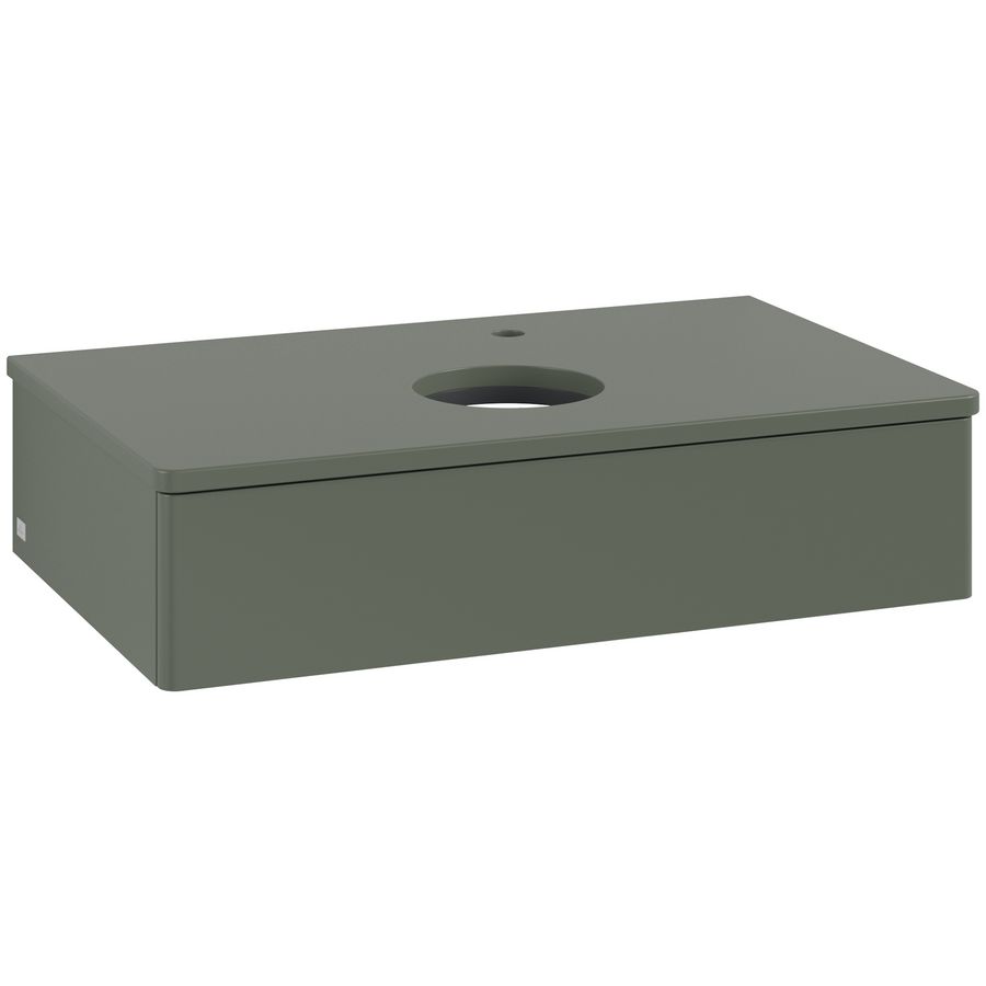 Wastafelonderkast Antao 800x190x500mm L.Green Matt Lacquer K08050HL