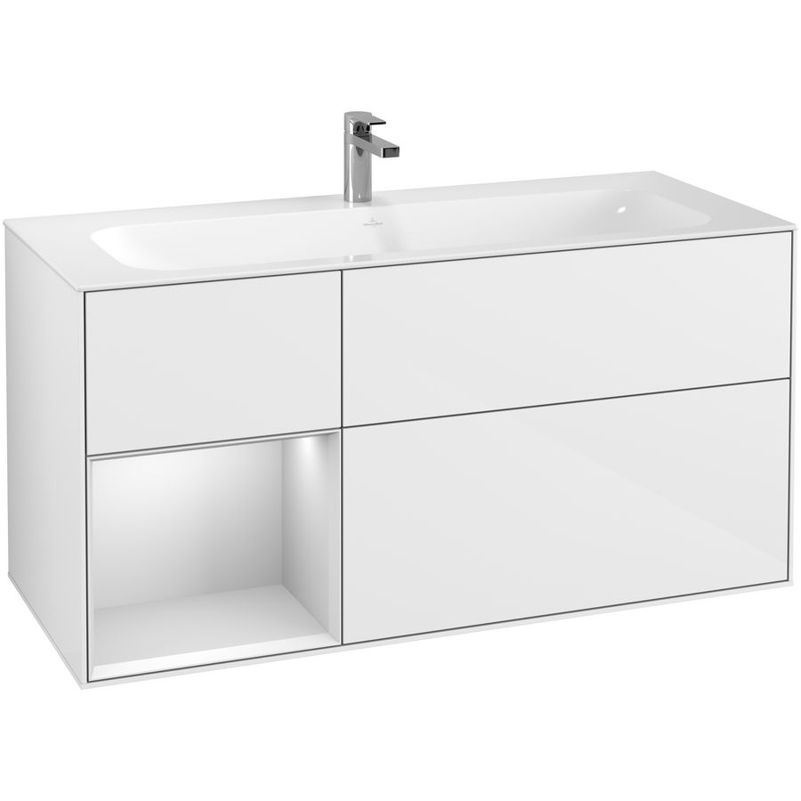 Wastafelonderkast Finion 1196x591x498mm G.White.L F060MTGF