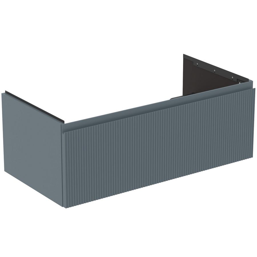 Wastafelmeubel 1000x505x370mm matt ashblue 1 lade Finesse