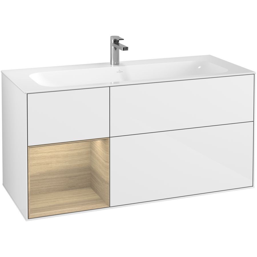 Wastafelonderkast Finion 1196x591x498mm G.White.L F060PCGF