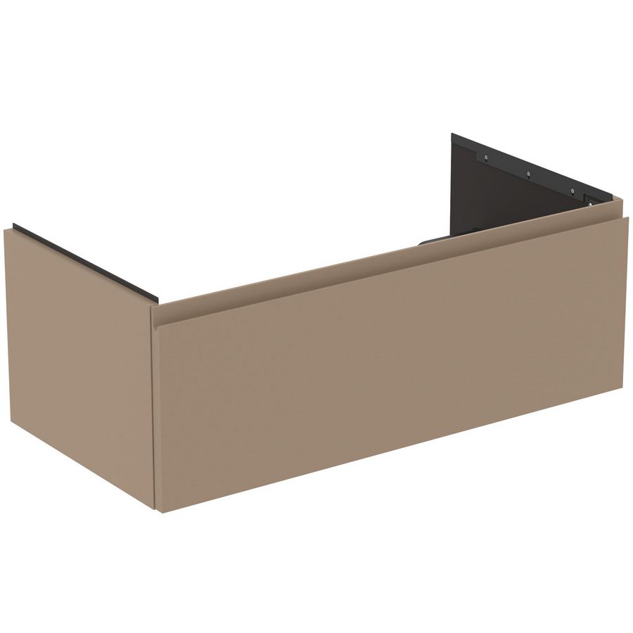 Wastafelmeubel 1000x505x370mm mat greige 1 lade Finesse