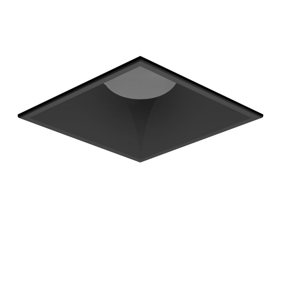 Zwarte reflector DL SQUARE MAXI