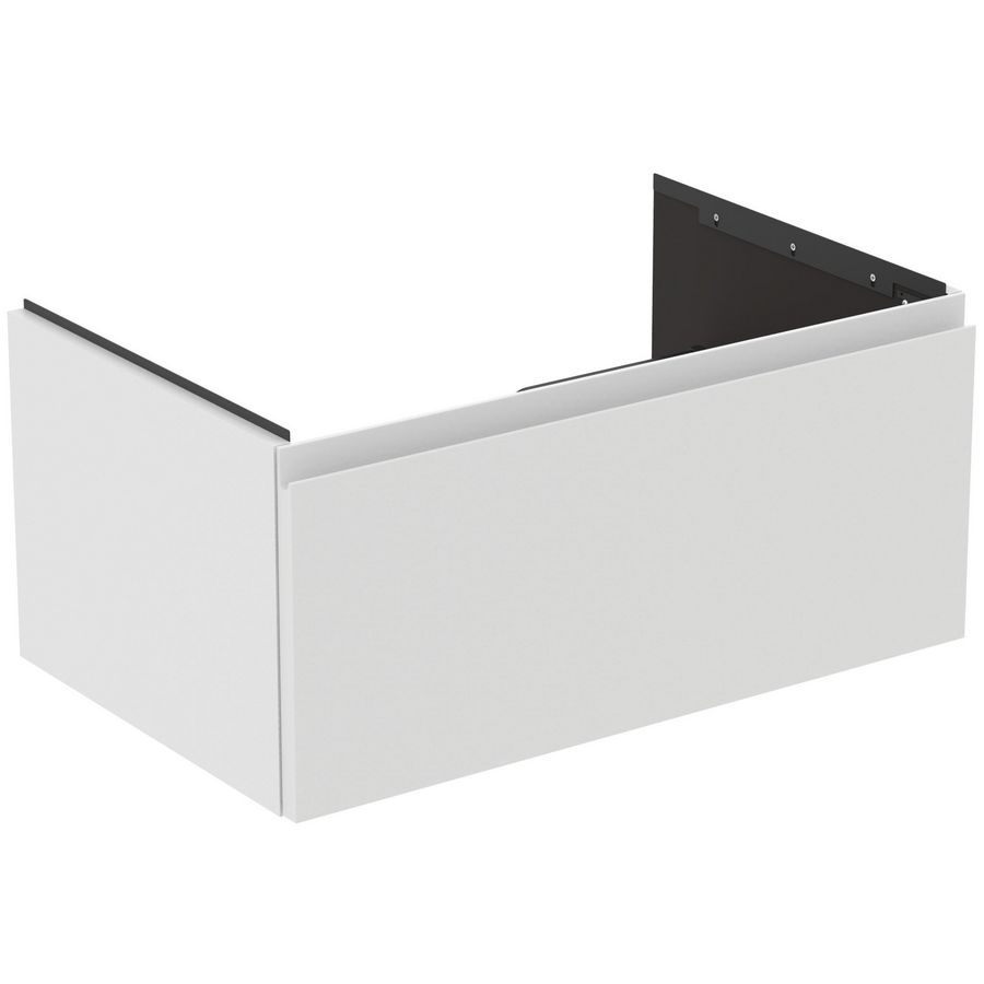 Wastafelmeubel 800x505x370mm matt white 1 lade Finesse
