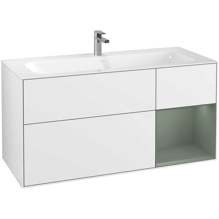 Wastafelonderkast Finion 1196x591x498mm G.White.L F070GMGF