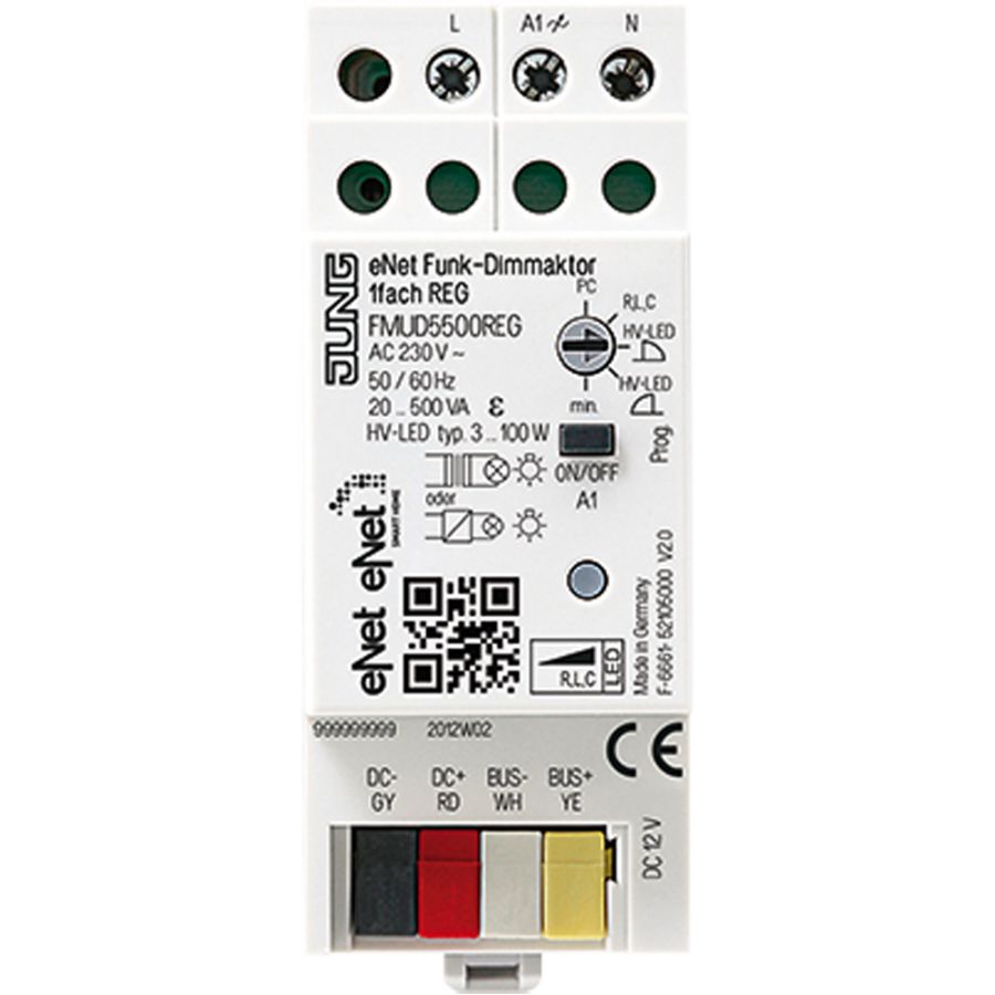 Universeel dimmer 1-kanaals DIN-rail eNet