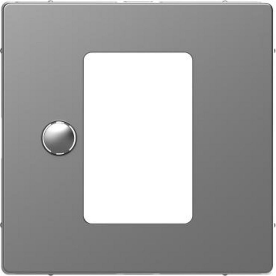 Centraalplaat tbv Touch display RVS look SysD