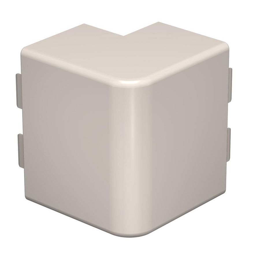 Buitenhoek 60x110mm polyvinylchlorid creme wit 9001 VVE=2