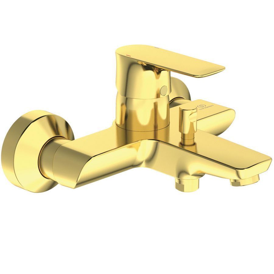 Connect Air bad/douchemengkraan brushed gold (mat goudkleurig)