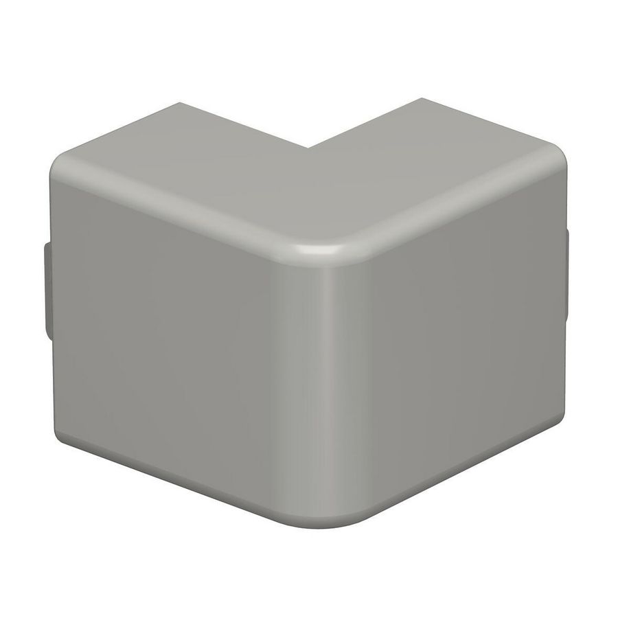 Buitenhoek 25x40mm polyvinylchlorid steengrijs VVE=4