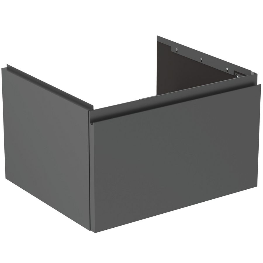 Wastafelmeubel 600x505x370mm matt anthracite 1 lade Finesse