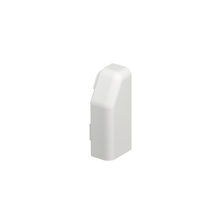 Eindstuk rechts SL 20x50 9010 polyvinylch. puur wit VVE=10