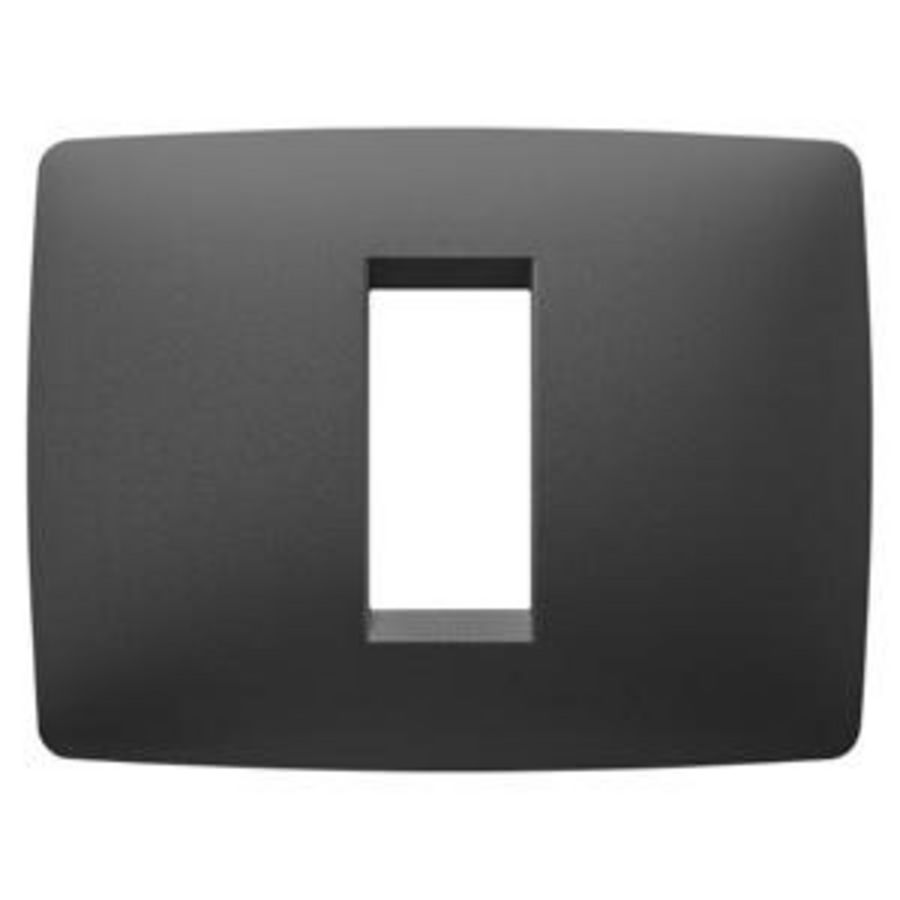 ONE PLAAT-VAN GELAKT TECHNOPOLYMEER-1 MODULE-SATIJN ZW