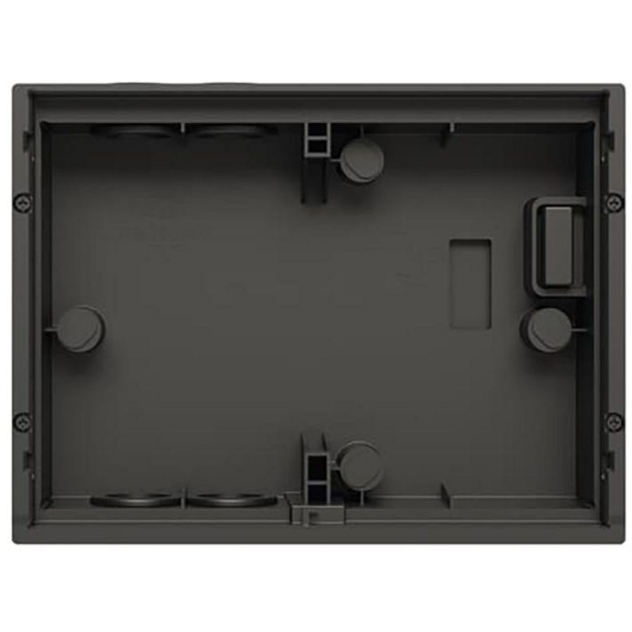 Inbouw montagebak videoDisplay 7 en 10 BuschWelcomeIP zwart