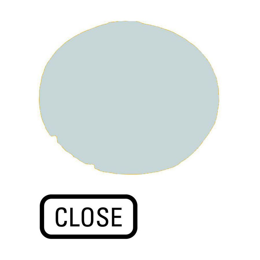Lenzen vlak wit "close"