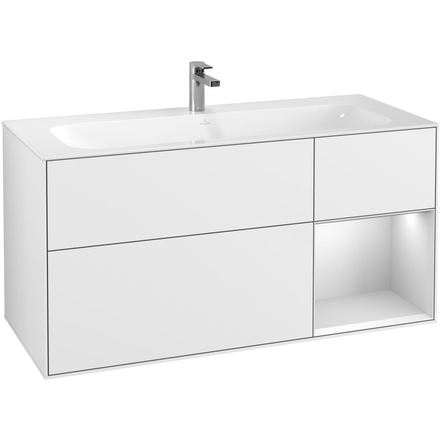 Wastafelonderkast Finion 1196x591x498mm G.White.L F070MTGF