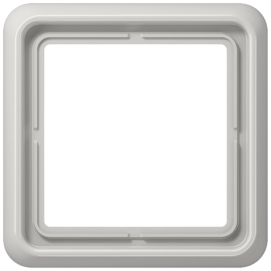 Afdekraam universeel lichtgrijs 1-voudig CD500