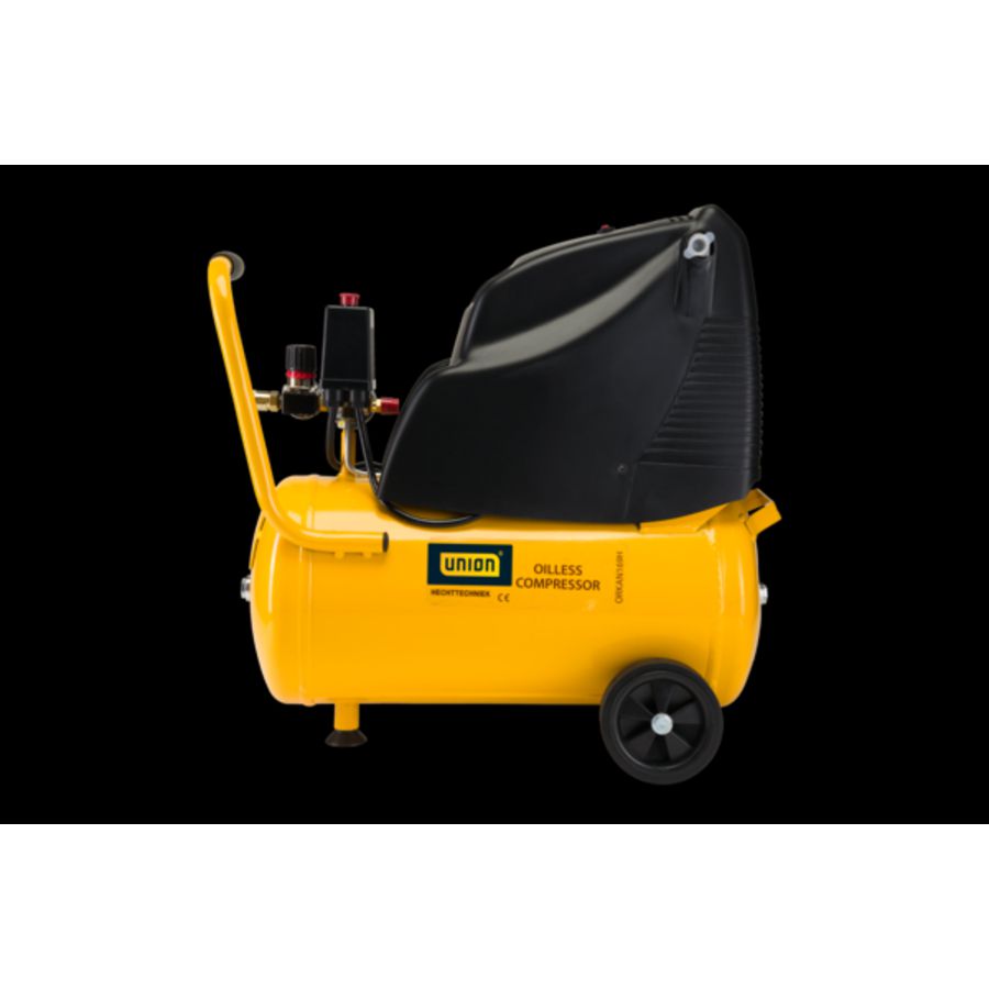 Olievrije luchtcompressor lichte werkzaamheden. incl kopp.