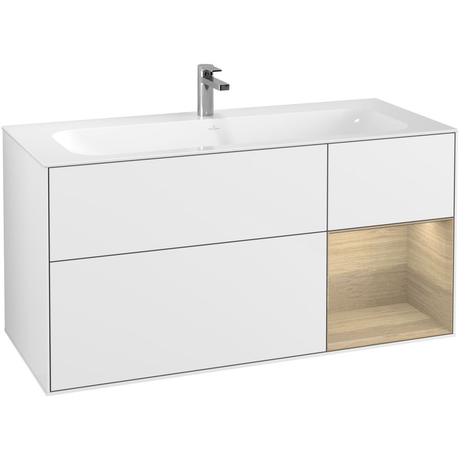 Wastafelonderkast Finion 1196x591x498mm G.White.L F070PCGF