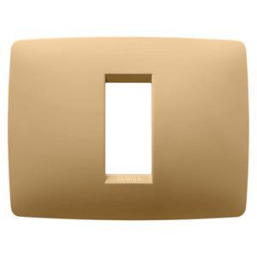 ONE PLAAT-VAN GELAKT TECHNOPOLYMEER-1 MODULE-GOUD-CH