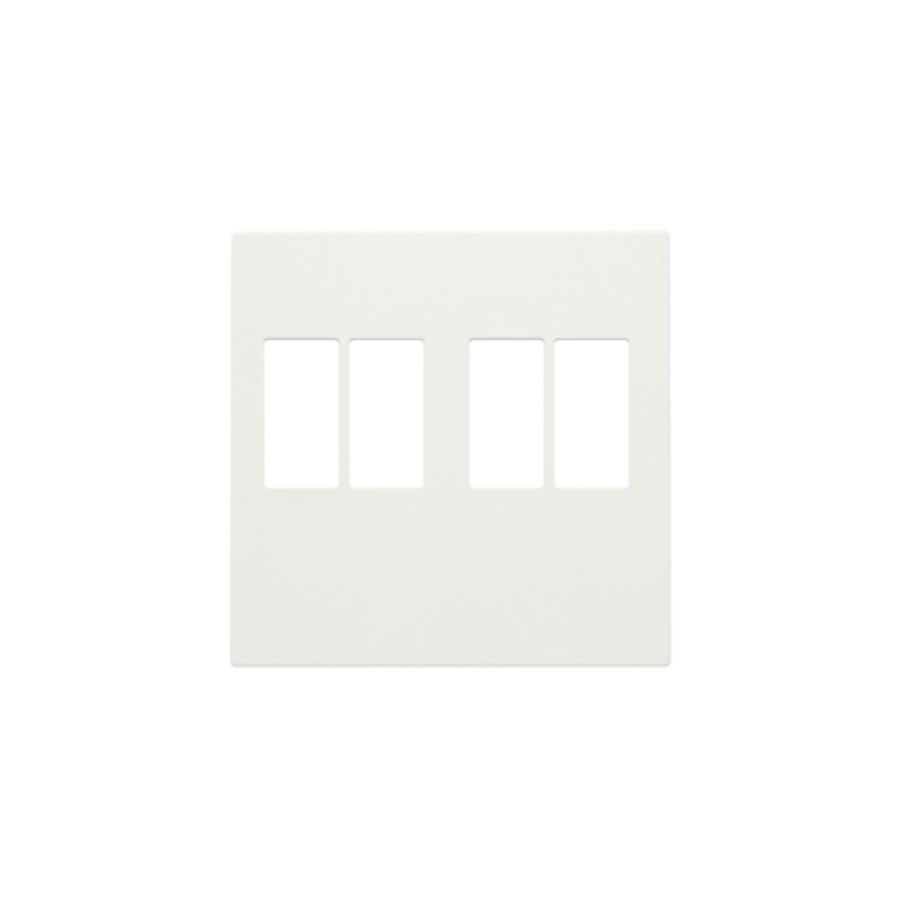 Afwerkingsset 2-voudige luidsprekeraansl. white