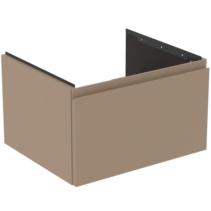 Wastafelmeubel 600x505x370mm mat greige 1 lade Finesse