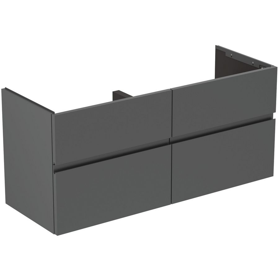 Wastafelmeubel 1200x440x545mm matt anthracite 4 laden Finesse