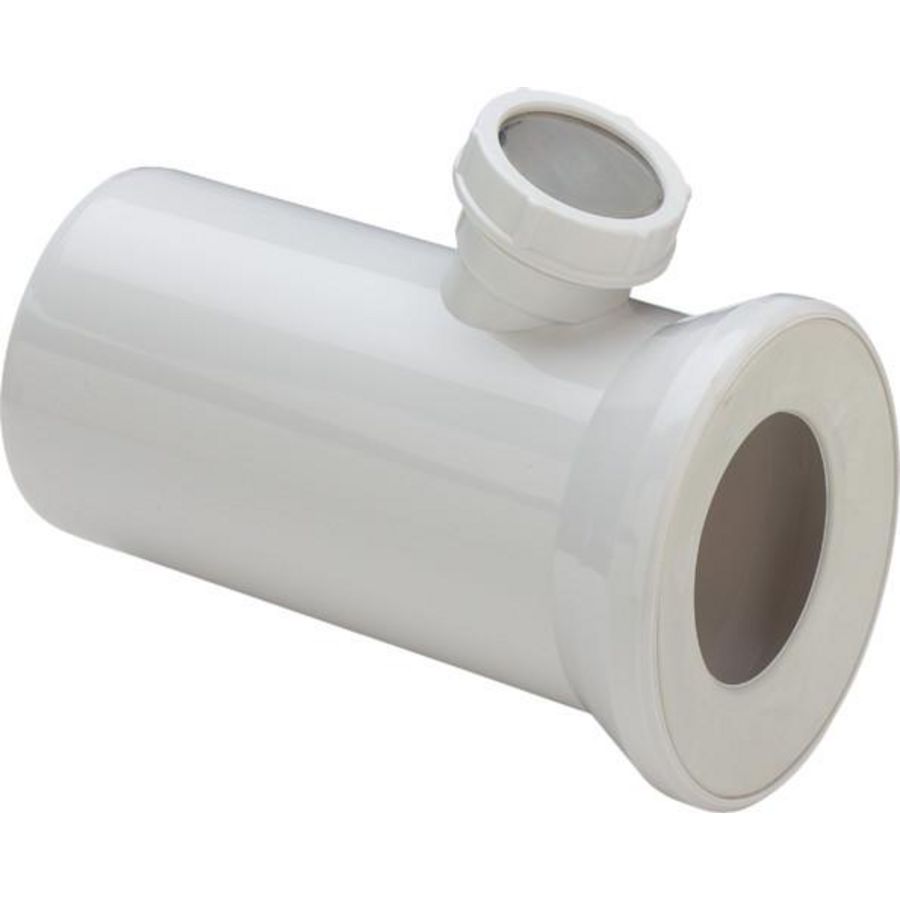 Closet-Aansluitstuk 250x50 kunststof/alpine-wit