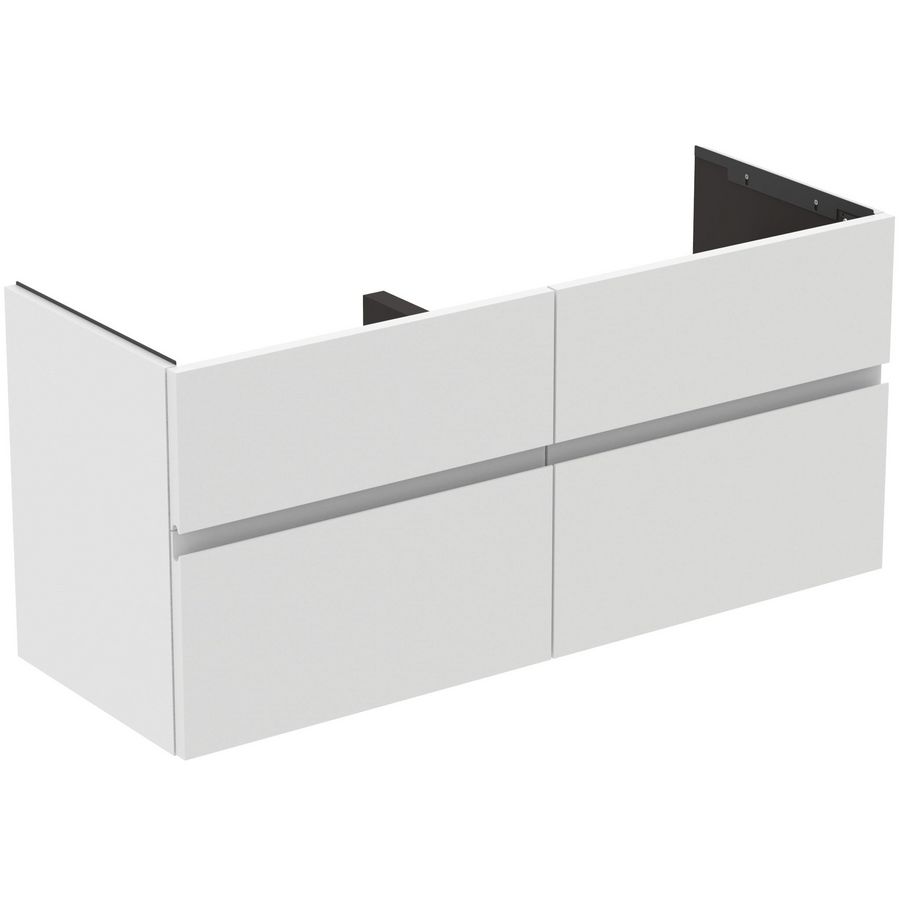 Wastafelmeubel 1200x440x545mm matt white 4 laden Finesse