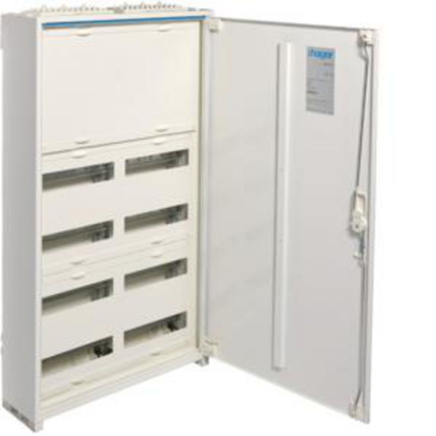 Opbouwveldverdeler afdekplaat IP44 950x550x161mm 96 mod.