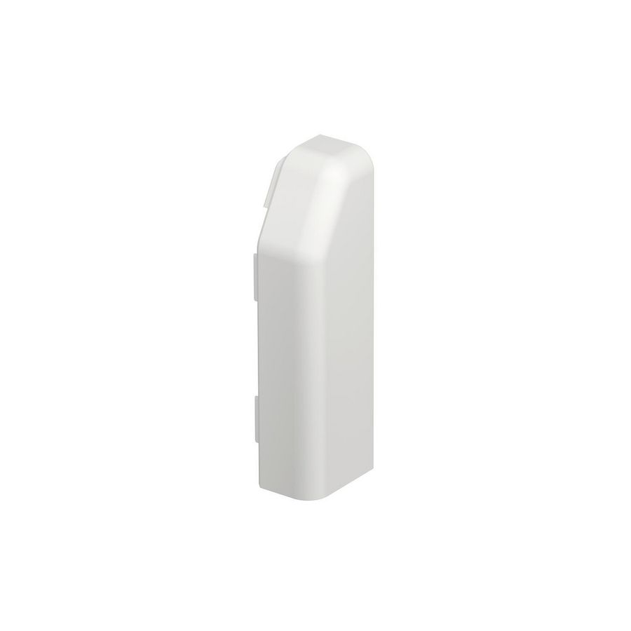 Eindstuk rechts SL 20x70 9010 polyvinylch. puur wit VVE=10